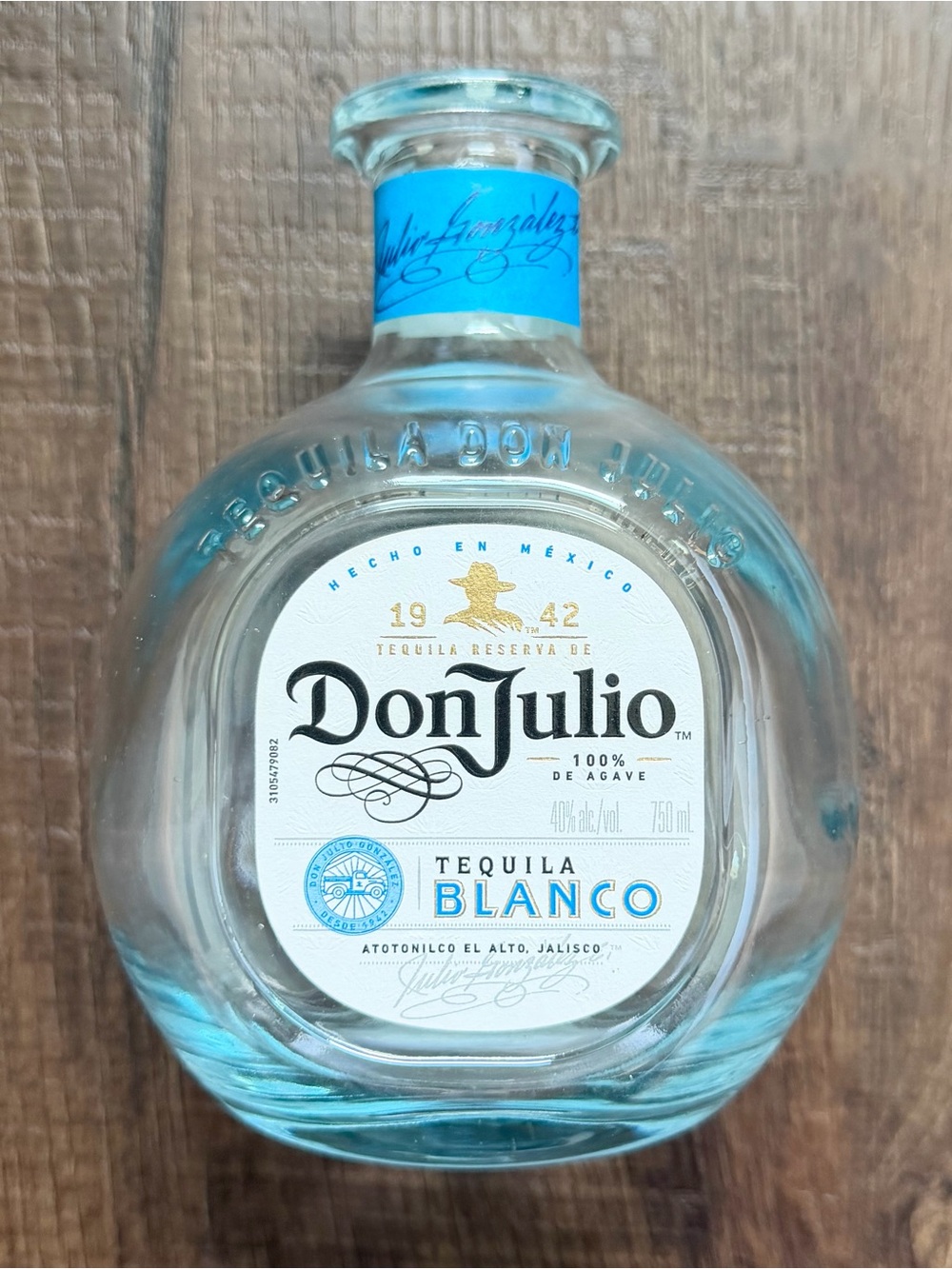 Don Julio Blanco Bottle (Empty)